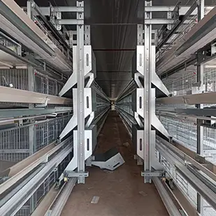 永清小层叠热镀锌蛋鸡养殖笼