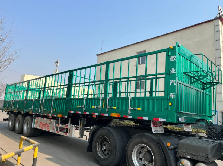 敬业专用汽车80台子母挂车分批交付营口鑫兴