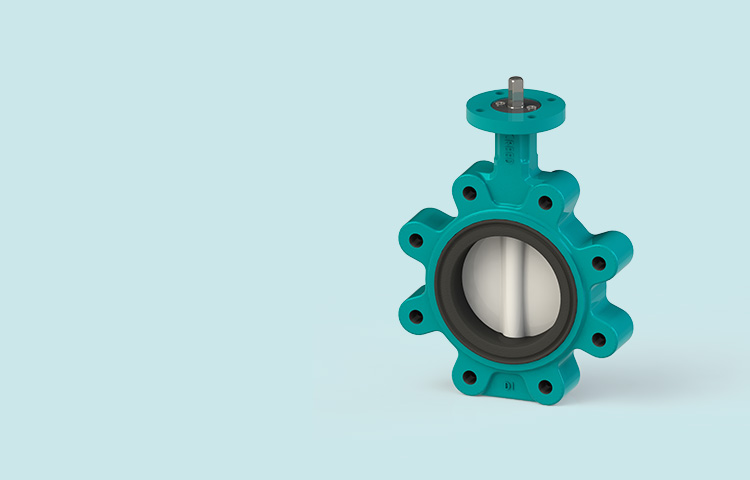 凸耳弹性阀座蝶阀