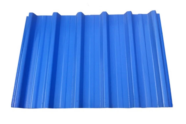 Synthetic resin tile - high wave