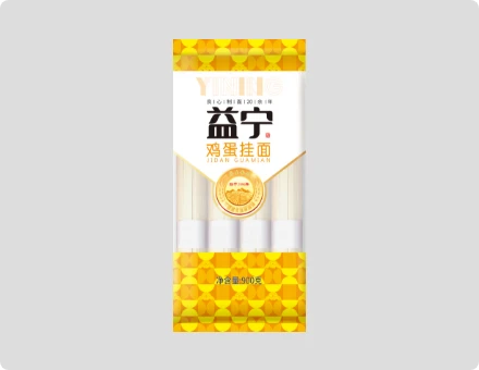 大缠条鸡蛋挂面