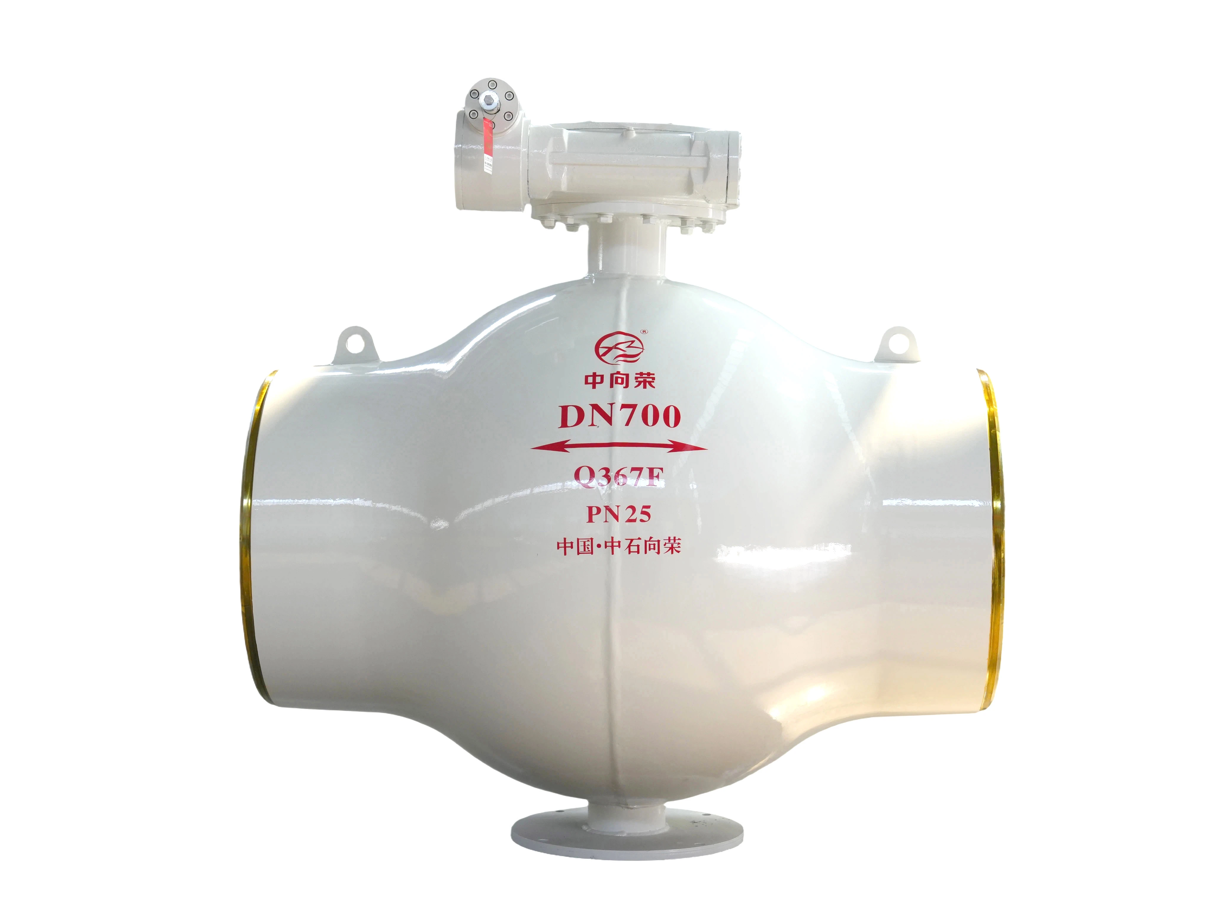 Spherical welded ball valve